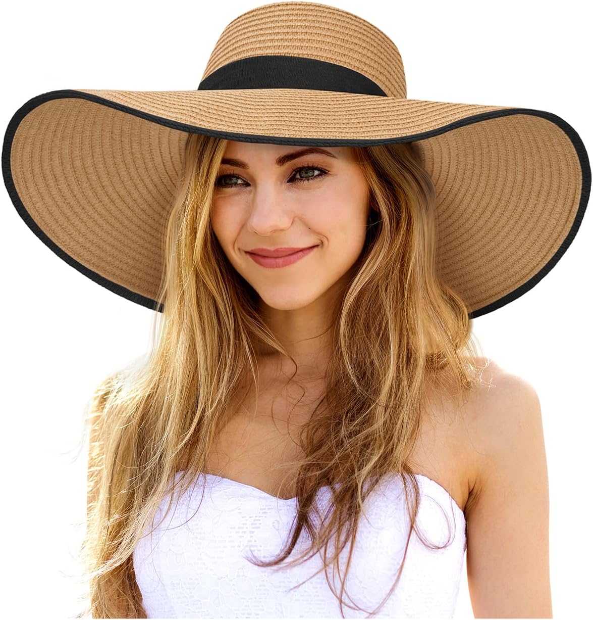 Oversized Wide Brim Straw Hat