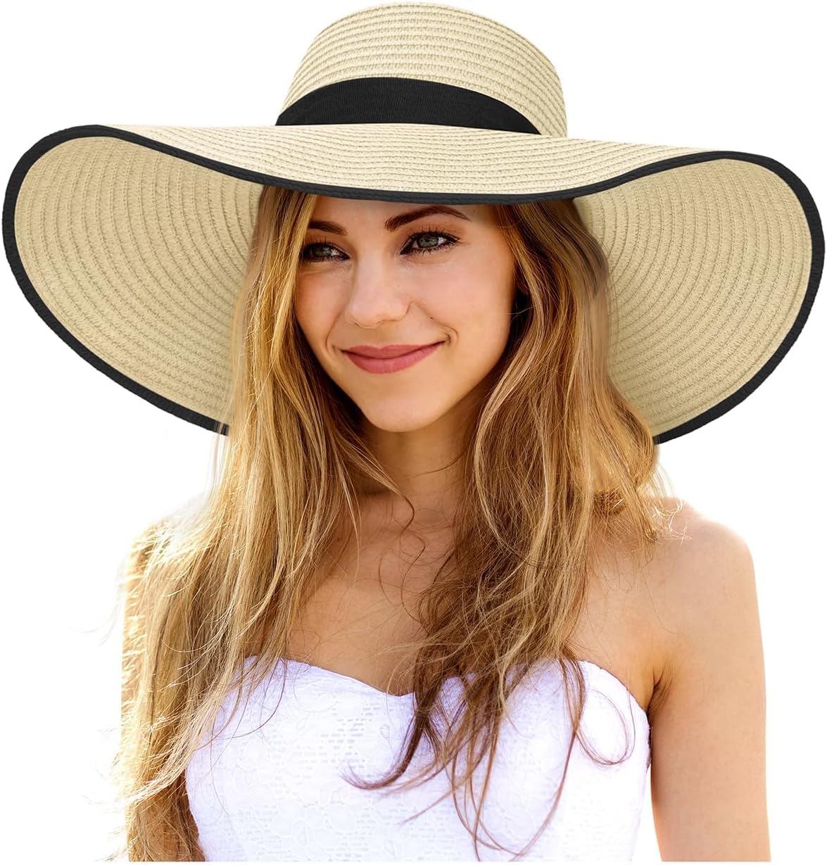 Oversized Wide Brim Straw Hat