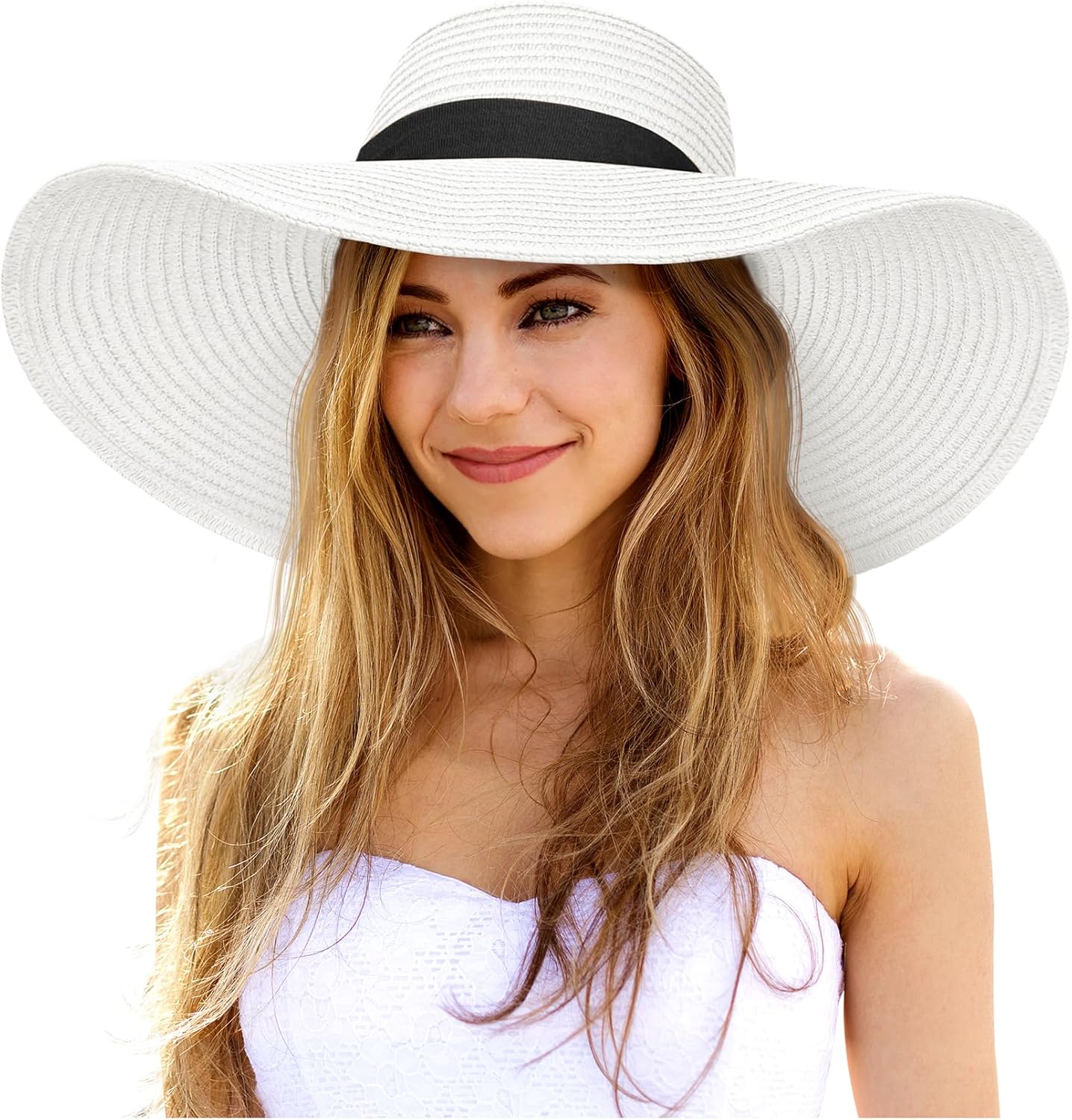 Oversized Wide Brim Straw Hat